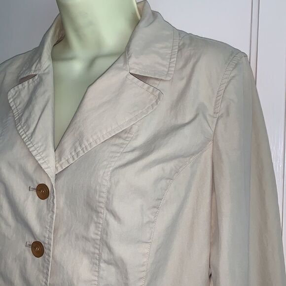 Tan cotton/nylon jacket  - Picture 2 of 11